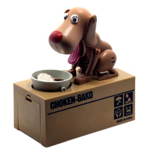 Piggy bank Robotic Dog Bank Canine Money Box Doggy Coin Bank تساعد على تطوير مهارات التركيز