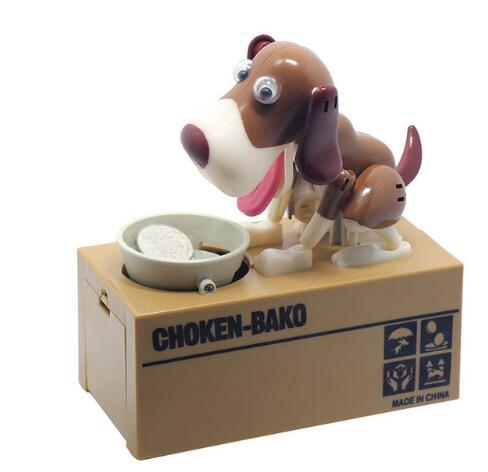 Piggy bank Robotic Dog Bank Canine Money Box Doggy Coin Bank تساعد على تطوير مهارات التركيز