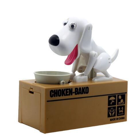 Piggy bank Robotic Dog Bank Canine Money Box Doggy Coin Bank تساعد على تطوير مهارات التركيز