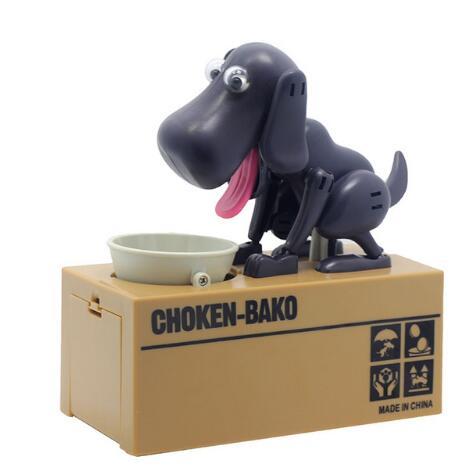 Piggy bank Robotic Dog Bank Canine Money Box Doggy Coin Bank تساعد على تطوير مهارات التركيز