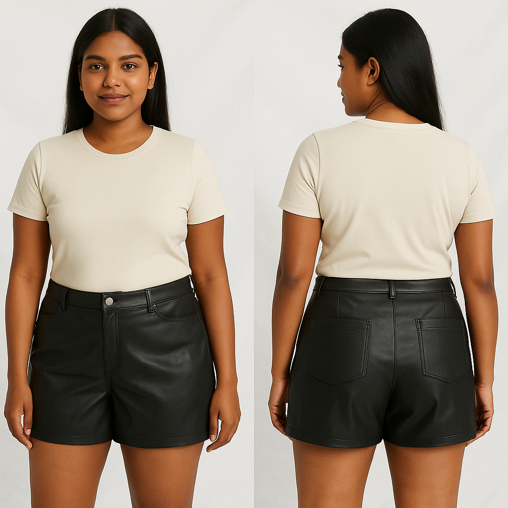 Black shorts with a comfortable and simple fit.
