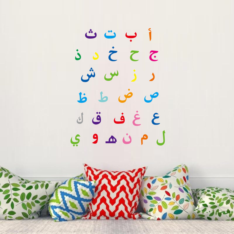 Arabic Letter Personality Wall Background